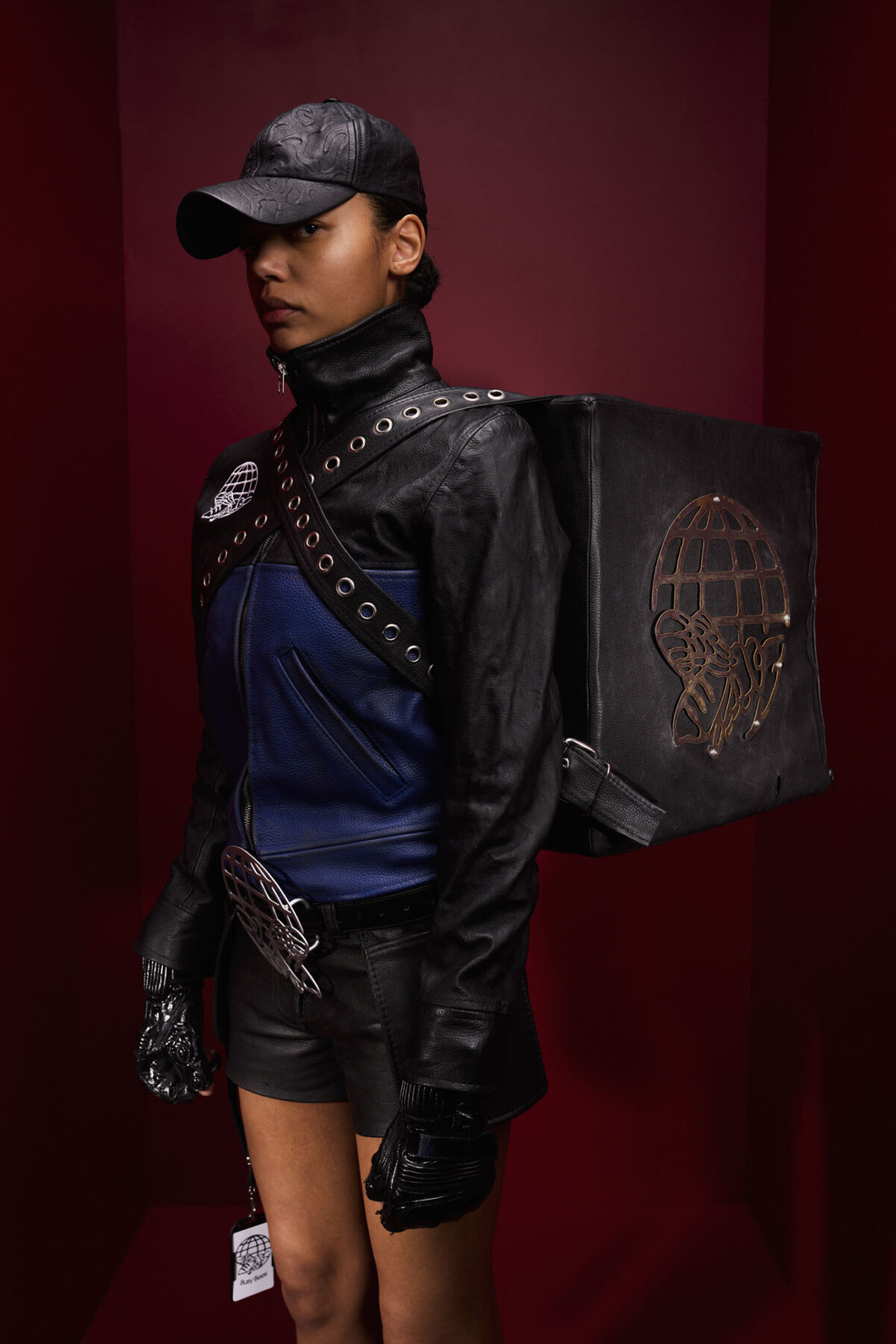 Model wearing Aalto University graduate collection