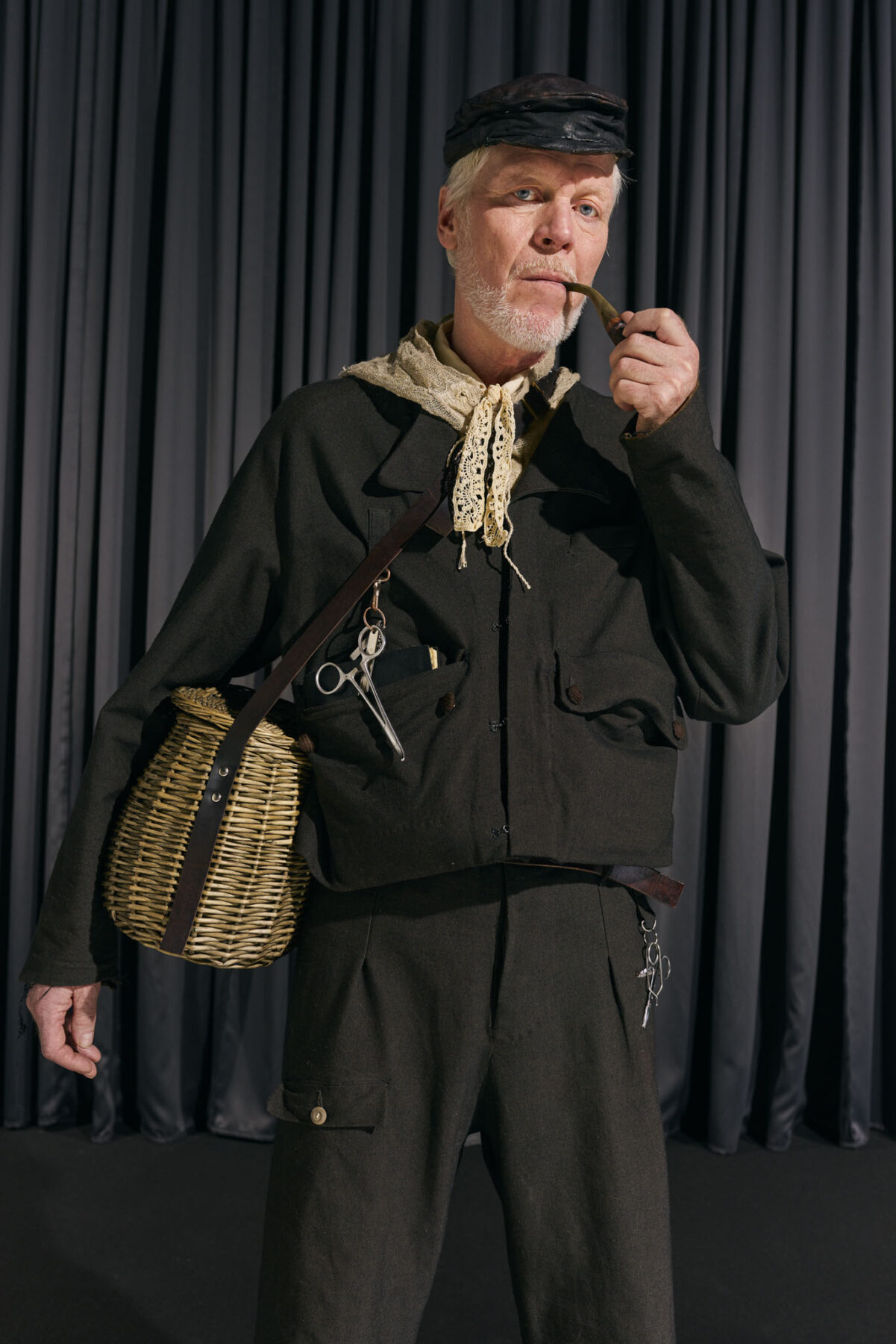Model wearing Aalto University graduate collection
