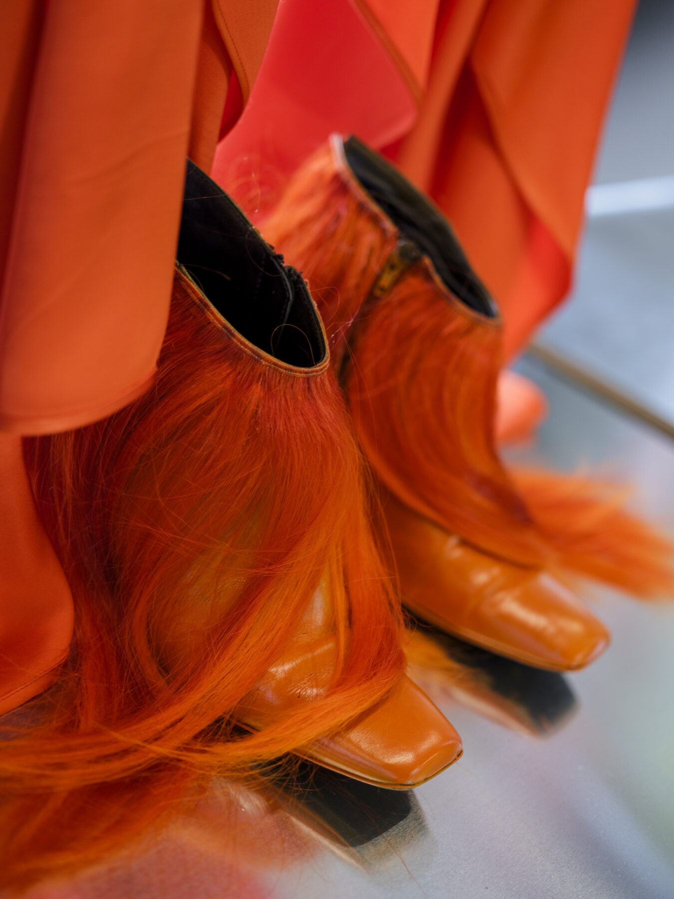 Aalto University graduate collection on display in Aalto University graduate exhibition.