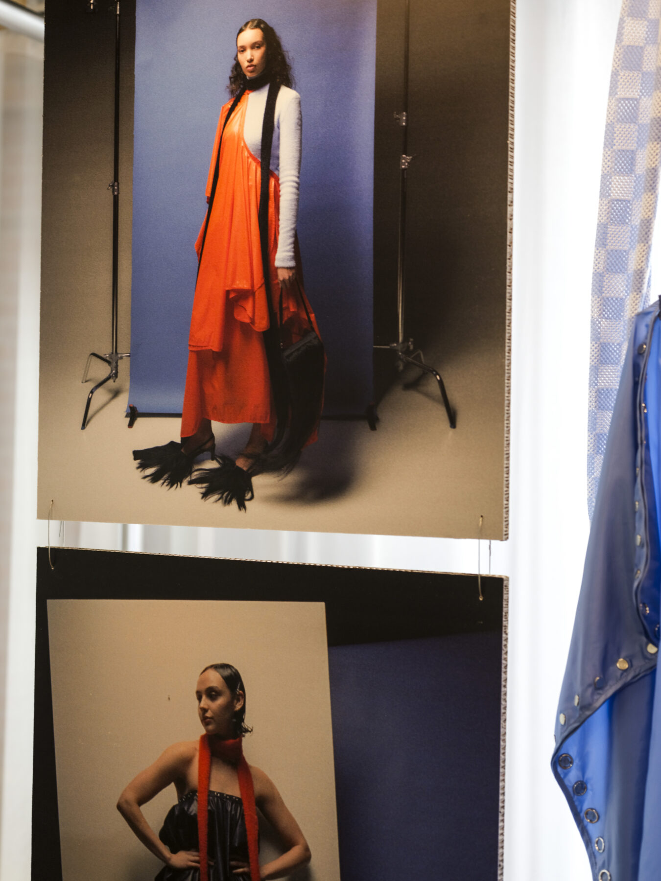 Aalto University graduate collection on display in Aalto University graduate exhibition.