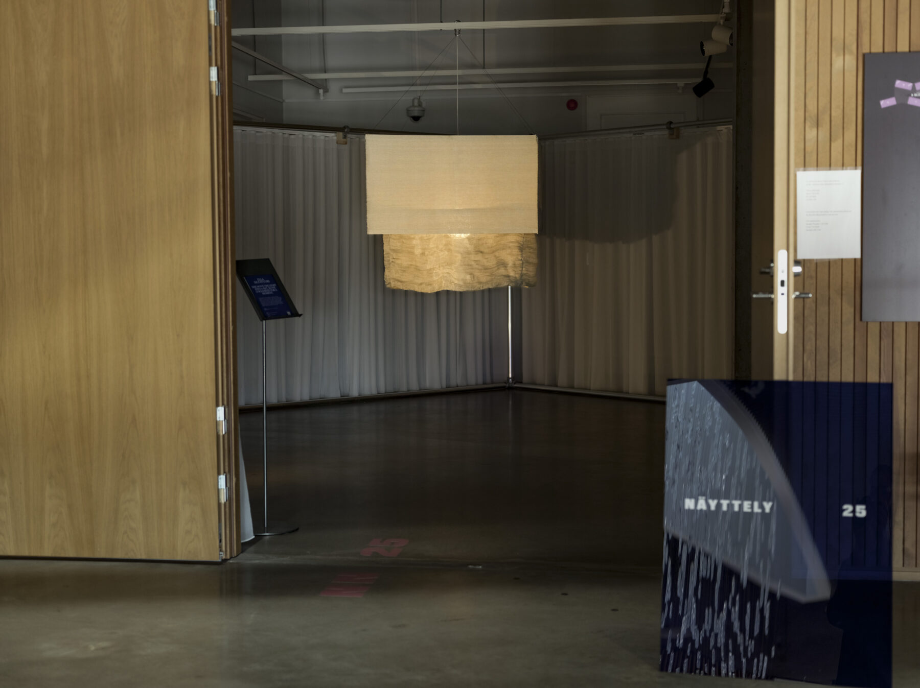 Aalto University graduate collection on display in Aalto University graduate exhibition.
