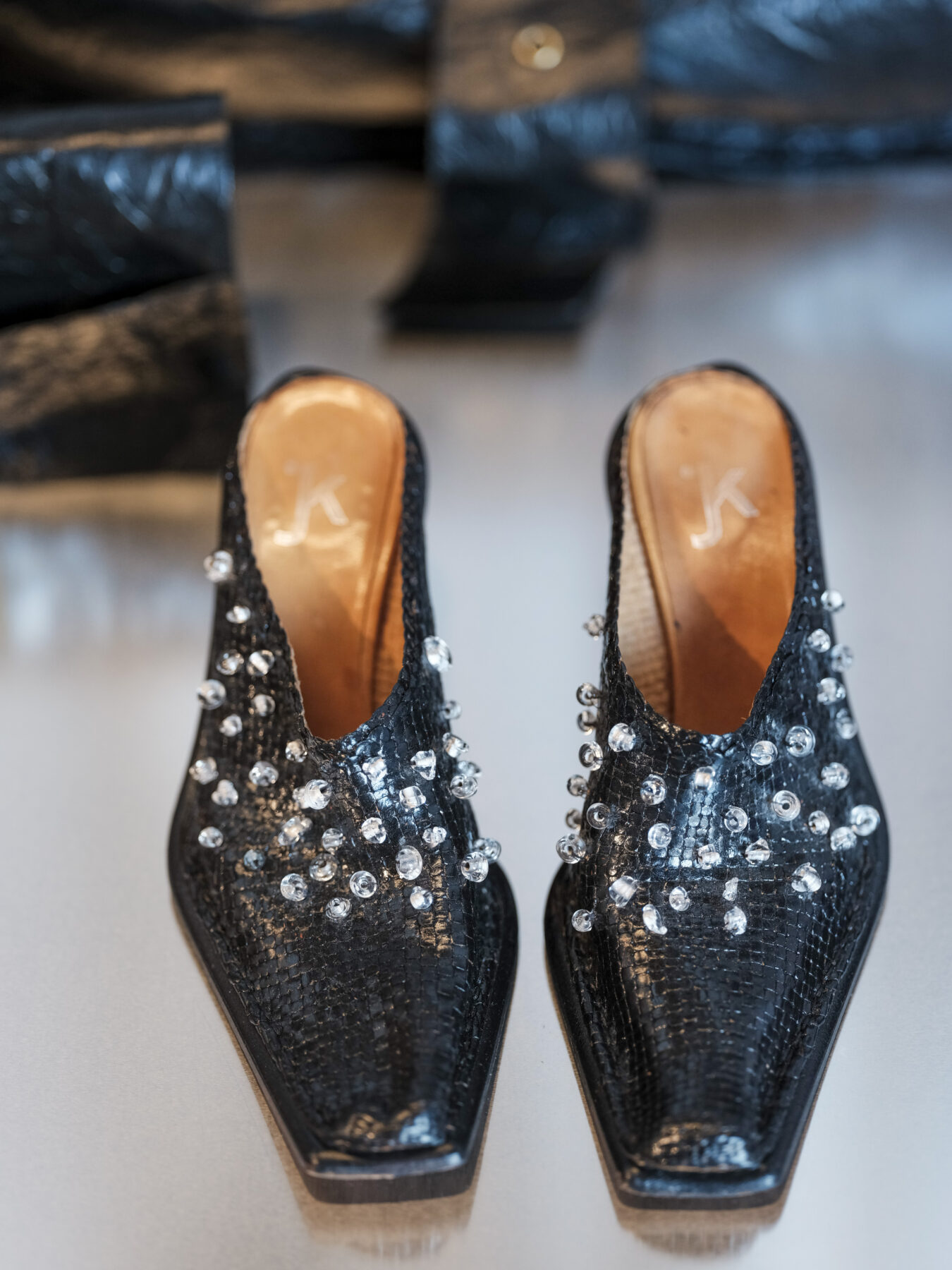 Aalto University graduate collection on display in Aalto University graduate exhibition.