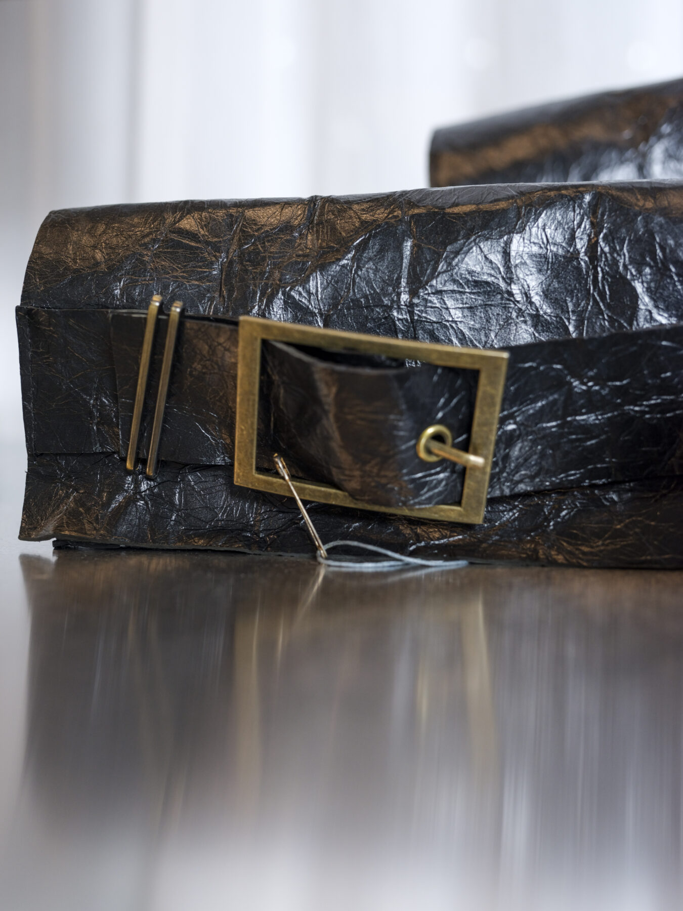 Aalto University graduate collection on display in Aalto University graduate exhibition.