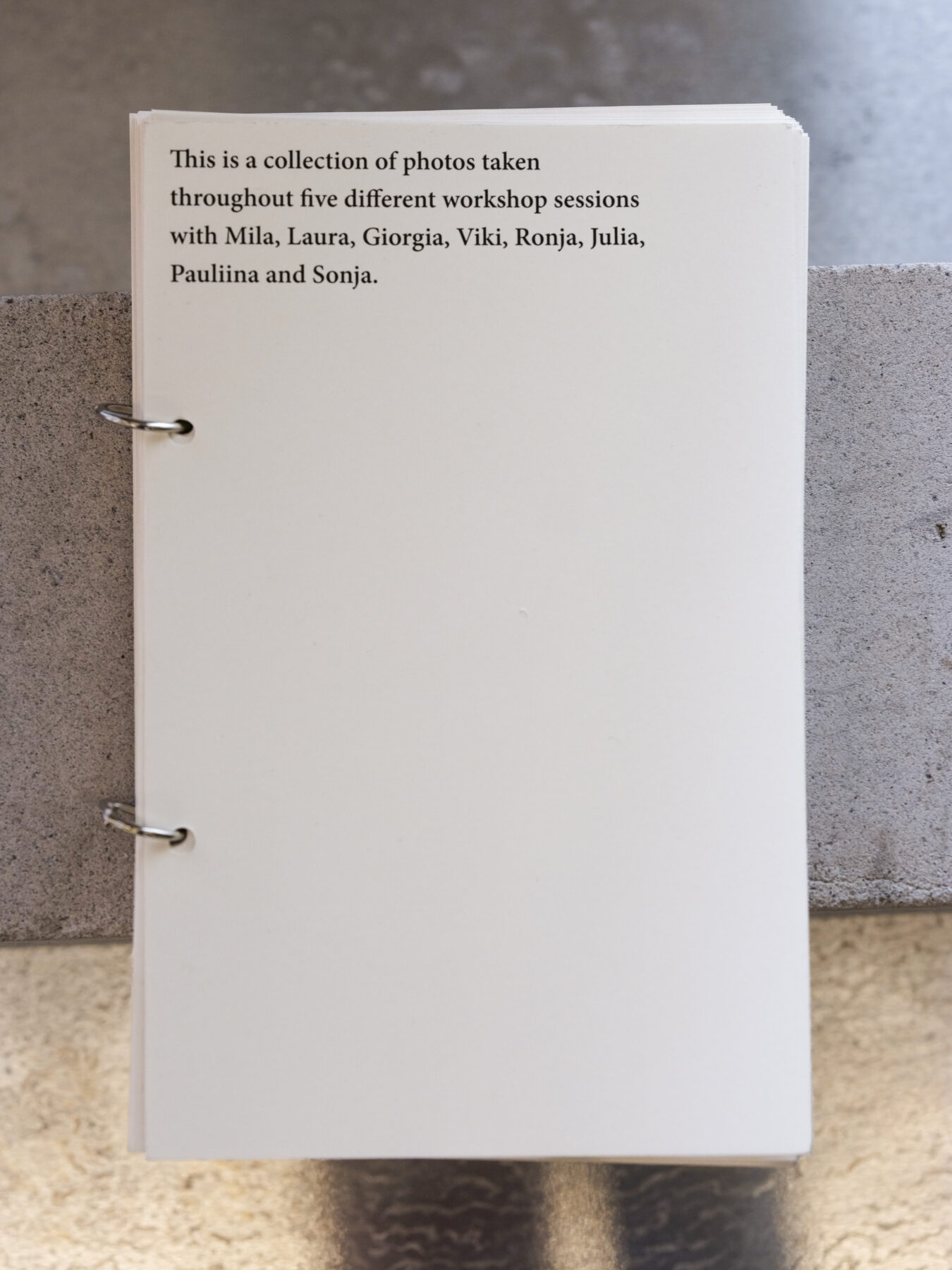 Aalto University graduate collection on display in Aalto University graduate exhibition.