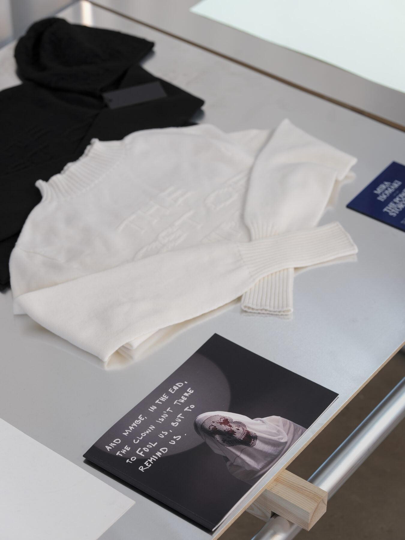 Aalto University graduate collection on display in Aalto University graduate exhibition.