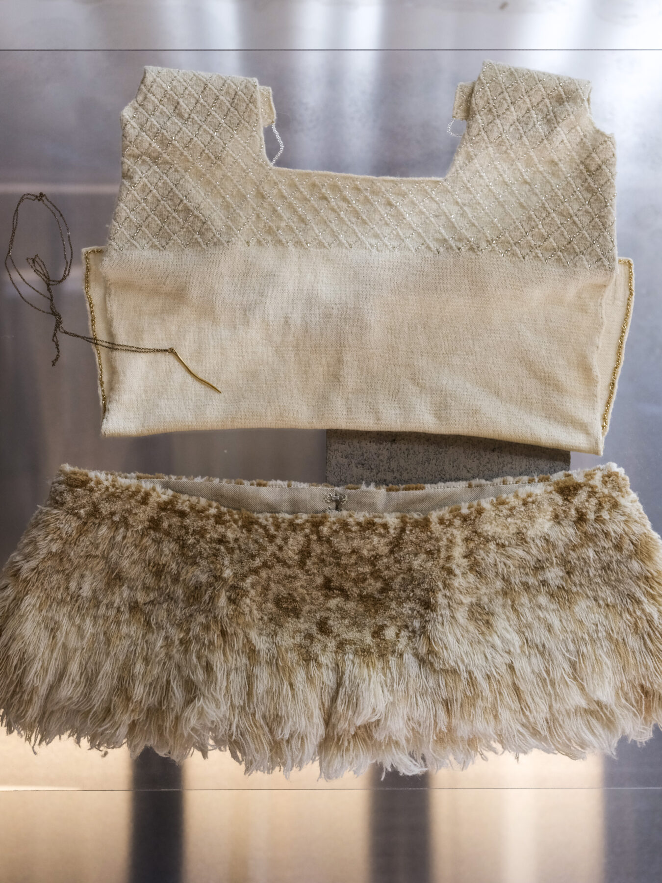 Aalto University graduate collection on display in Aalto University graduate exhibition.