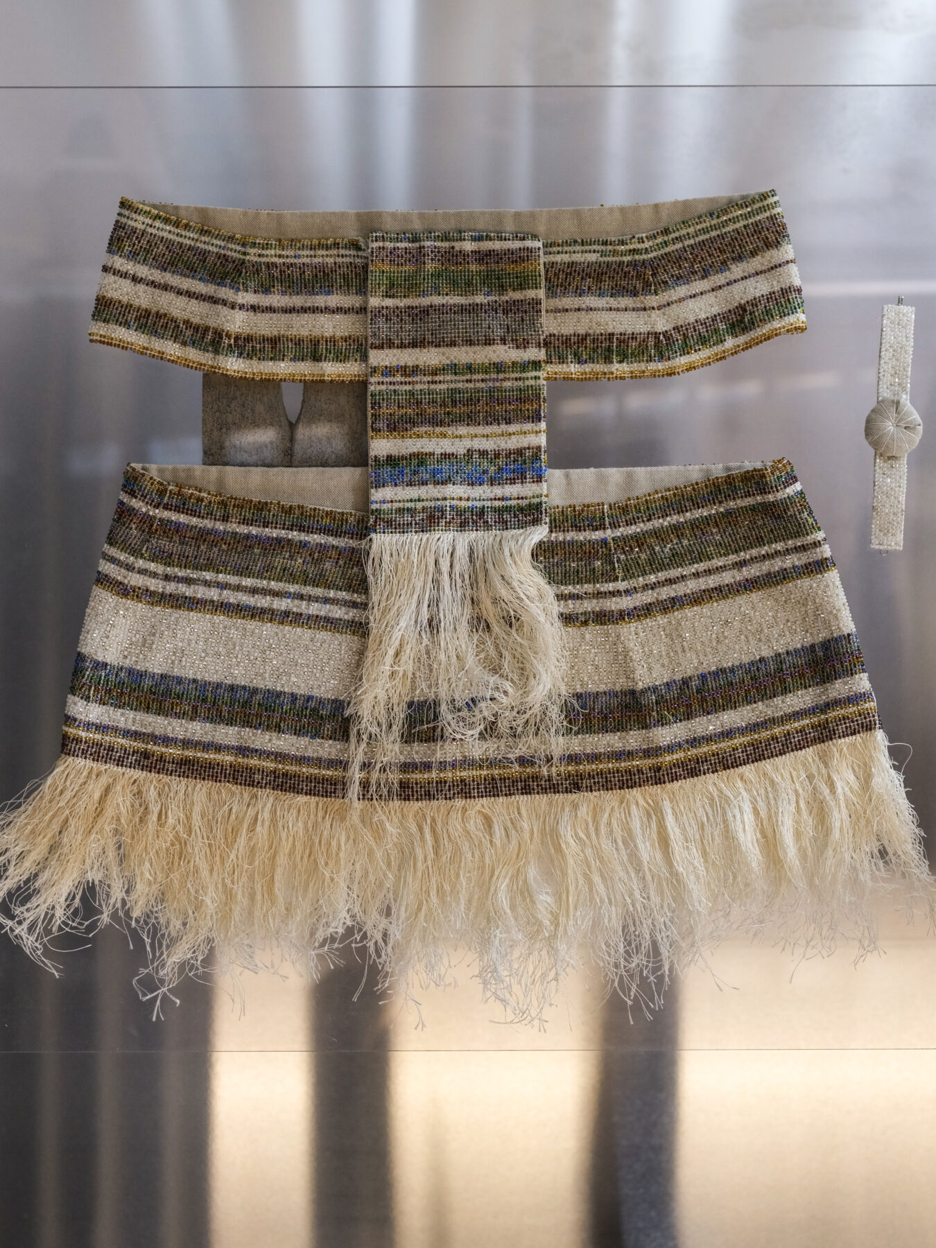 Aalto University graduate collection on display in Aalto University graduate exhibition.